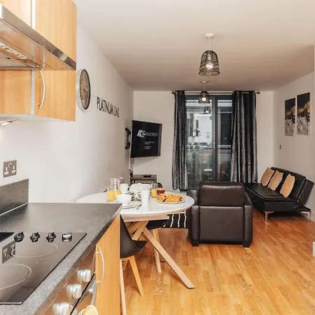 Platinum Link Apartments, The Arcadian, 1 Bed & Sofa Bed With Wifi And Parking Birmingam